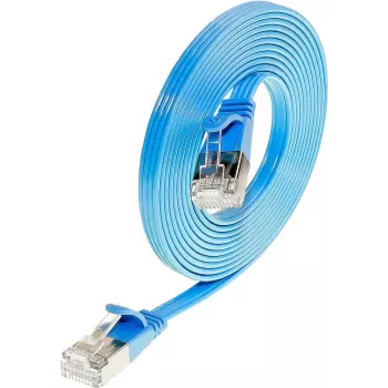 Wirewin Cat.6 SLIM-patchkabel, STP(PIMF), 0,1 m, blauw PKW-STP-SLIM-KAT6 0.1 BL