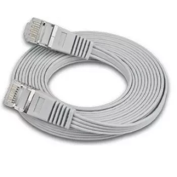 Wirewin Triotronik PKW-STP-SLIM-KAT6 0,1 WS - Cat6 U/FTP Slim Ethernet-patchkabel, 0,1 m, wit