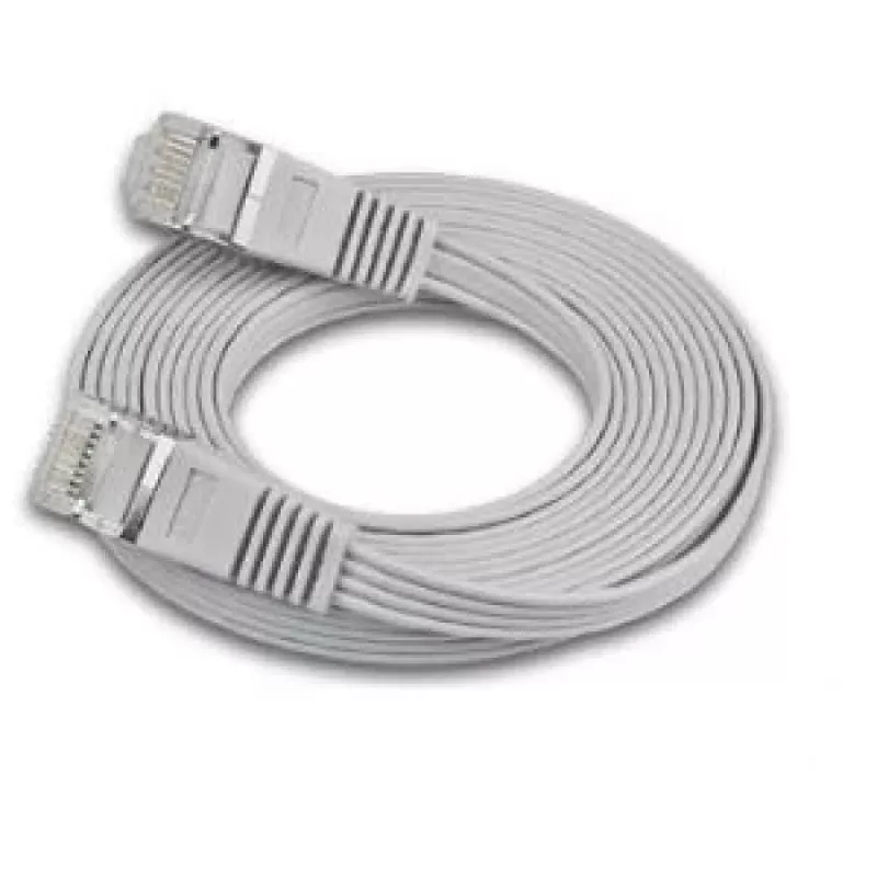 Wirewin Triotronik PKW-STP-SLIM-KAT6 0,1 WS - Cat6 U/FTP Slim Ethernet-patchkabel, 0,1 m, wit