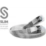 Wirewin Triotronik 0,15m Cat6 U/FTP Slim Ethernet-patchkabel, RJ45 stekker naar stekker, grijs PKW-STP-SLIM-KAT6 0.15