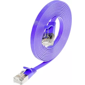 Wirewin SLIM S6 025 VT - Cat.6 SLIM-patchkabel, STP(PIMF), 0,25 m, violet PKW-STP-SLIM-KAT6 0.25 VT