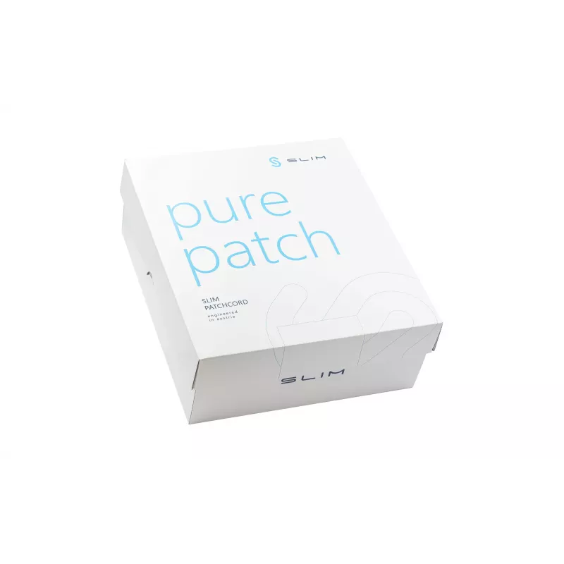 Wirewin SLIM-LS-K6A 2.0 WT 60 Cat.6A U/FTP Slim Ethernet-patchkabel, 2 m, wit, 60-pack