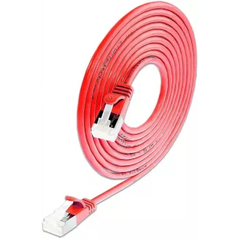 Wirewin SLIM KAT6A 10 Gigabit Light patchkabel, 0,15m, U/FTP, Ø 3,8mm, rood, 50-pack SLIM-LS-K6A 0.15 RD 50