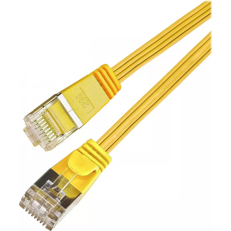 Wirewin Triotronik Cat6 U/FTP Slim Ethernet-patchkabel, 3m, geel PKW-STP-SLIM-KAT6 3.0 GE