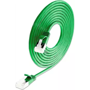 Wirewin Cat6a U/FTP Slim Ethernet-patchkabel, 10 Gbps, groen, 0,15 m PKW-LIGHT-STP-K6A 0.15 GN