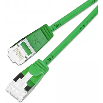 Wirewin Cat6a U/FTP Slim Ethernet-patchkabel, 10 Gbps, groen, 0,15 m PKW-LIGHT-STP-K6A 0.15 GN