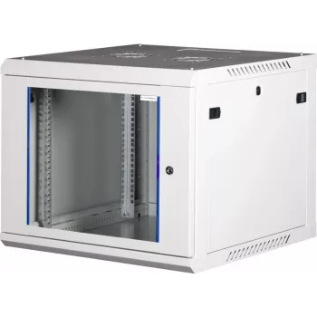 Wirewin 19 inch wandbehuizing, uit één stuk, Pro 3e generatie, 600x600mm, lichtgrijs (WCAB PS3 600X600X4U)