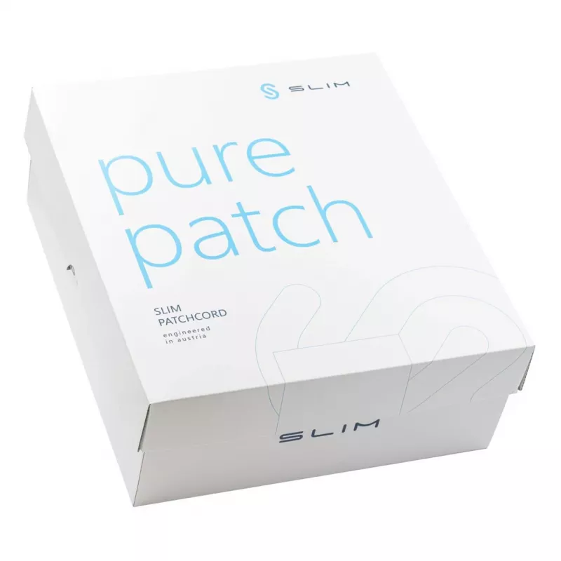 Wirewin SLIM-LS-K6A 0.5 GN 90 Cat6A U/FTP Slim patchkabel, 0,5 m, groen, 90-pack