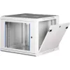 Wirewin 19-inch wandbehuizing, uit één stuk, Pro 3e generatie, Flat-Pack, 600x600mm, lichtgrijs (WCAB PS3 600X600X12U FP)