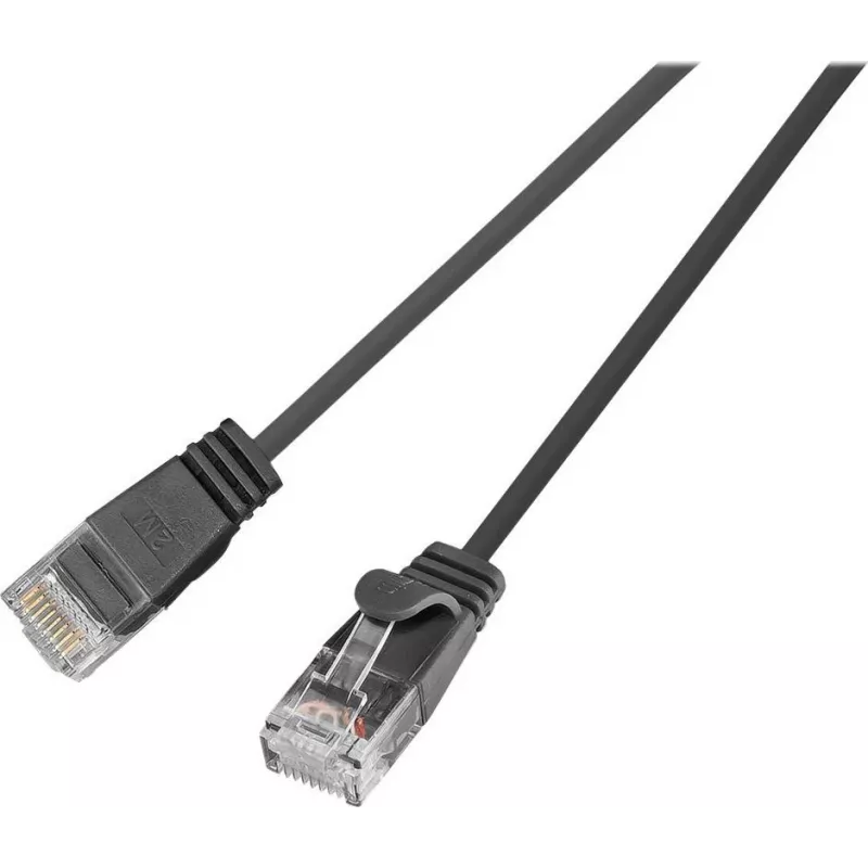 Wirewin Cat.6 SLIM-Light patchkabel U/UTP 1,5m zwart PKW-LIGHT-K6 1.5 SW