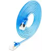 Wirewin SLIM-LS-K6A 0.15 BL 50 Cat6A Slim Ethernet-patchkabel, 0,15m, U/FTP, blauw, 50-pack