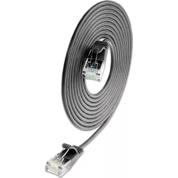 Wirewin Cat6a U/UTP Slim Ethernet-patchkabel 0,25 m zwart SLIM-L-UU-K6A 0.25 BK