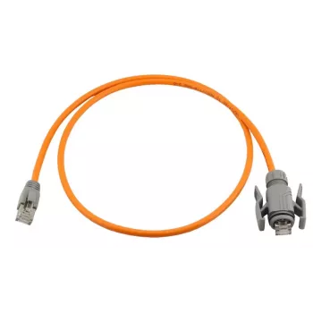 Wirewin industrieel CAT6A S/FTP-patchkabel, PUR anti-UV, IP67 RJ45, 30 m, oranje PKW-I1-SF-K6A-PUR 30.0 OR