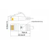 Wirewin Cat.6 SLIM-Tough F/FTP-patchkabel, 10 m, grijs PKW-TOUGH-STP-K6 10.0