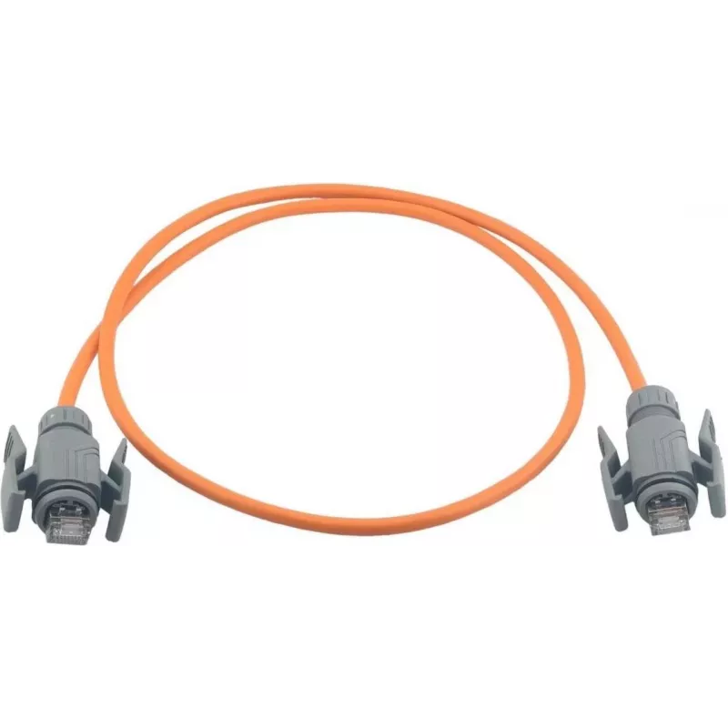 Wirewin Industrial Cat6a S/FTP PUR-patchkabel, 5 m, oranje, IP67 RJ45 PKW-I2-SF-K6A-PUR 5.0 OR