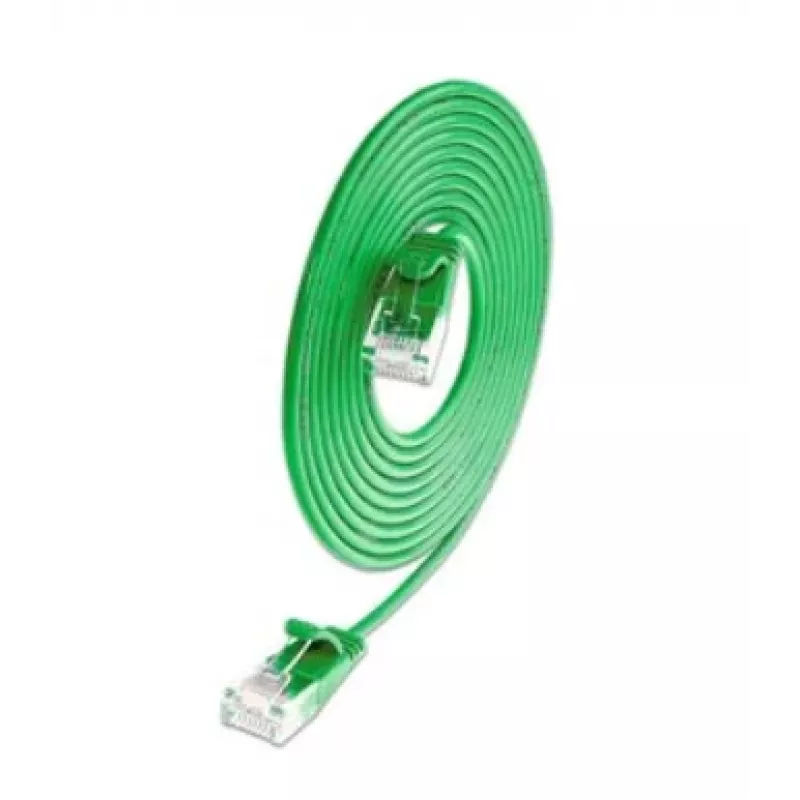 Wirewin SLIM KAT6A 10 Gigabit Light-patchkabel rond, U/UTP, Ø 3,6 mm, groen (SLIM-L-UU-K6A 1.5 GN)
