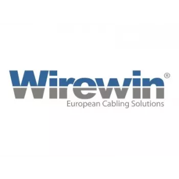 Wirewin Light-patchkabel U/FTP Cat 6a wit 0,1 m slanke ronde afgeschermde PoE flexibele dunne kabel PKW-LIGHT-STP-K6A 0.1 WS