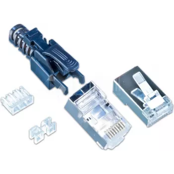 Wirewin MOD SL KAT6A STP 10 SW RJ45 veldmonteerbare stekker, Cat6A, afgeschermd, 10-pack