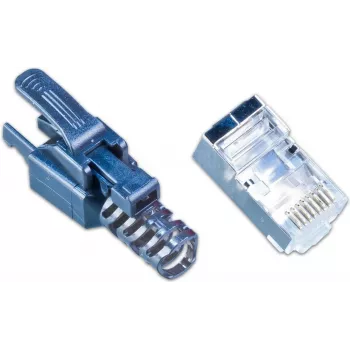 Wirewin MOD SL KAT6A STP 10 SW RJ45 veldmonteerbare stekker, Cat6A, afgeschermd, 10-pack