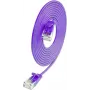 Wirewin SLIM KAT6A 10 Gigabit Light-patchkabel rond, U/UTP, Ø 3,6 mm, violet (SLIM-L-UU-K6A 3.0 VT)