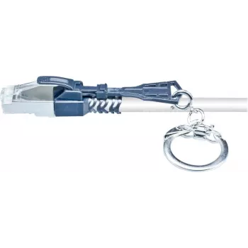 Wirewin Cat6a S/FTP-patchkabel, RJ45, 0,3 m, grijs PKW-SL-SFTP-KAT6A 0.3 SW
