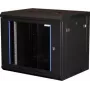 Wirewin 19 inch wandbehuizing, eendelig, Pro 3e generatie, 600x450mm, zwart (WCAB PS3 600X450X9U B)
