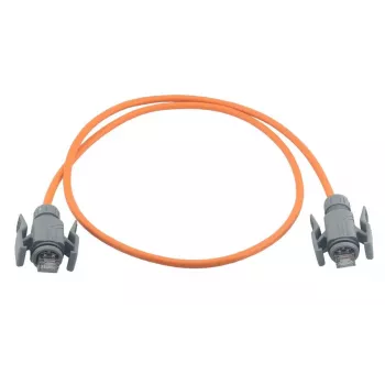 Wirewin Industrial Cat6A S/FTP PUR patchkabel, 7,5m, oranje, IP67 RJ45 PKW-I2-SF-K6A-PUR 7.5 OR