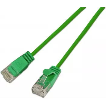 Wirewin Slim Cat.6A 10 Gigabit U/UTP-patchkabel, 5 m, groen SLIM-L-UU-K6A 5.0 GN