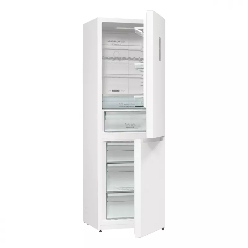 Gorenje NRK619C61W4OT vrijstaande koel-vriescombinatie, 185 cm hoogte, energie-efficiëntieklasse C, wit