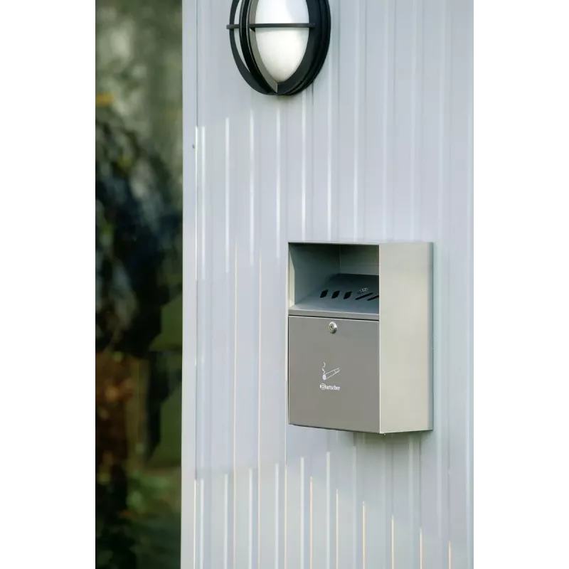 Bartscher 860001 wandasbak, roestvrij staal, zilver, afsluitbaar