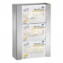 Bartscher handschoendispenser K30 850025 zilver roestvrij staal