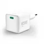 Hama GaN USB-C super-mini oplader, 65 W, PD, wit (00201943)