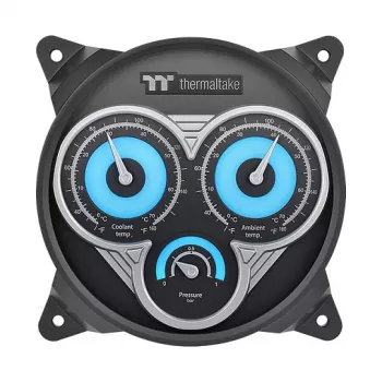Thermaltake Pacific TF3 Liquid Cooling System dashboard zwart