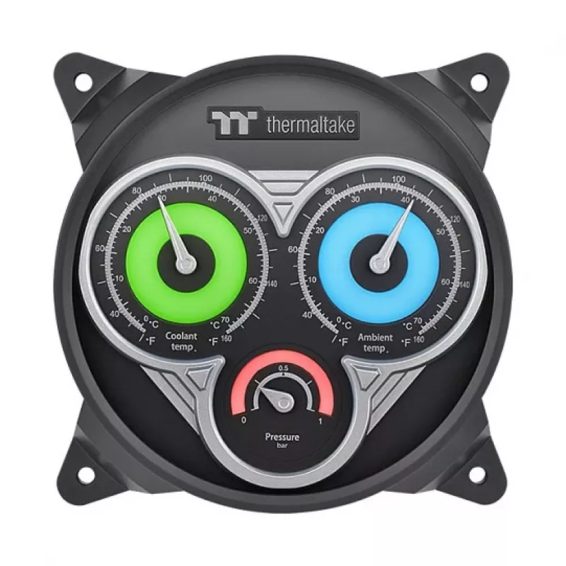 Thermaltake Pacific TF3 Liquid Cooling System dashboard zwart