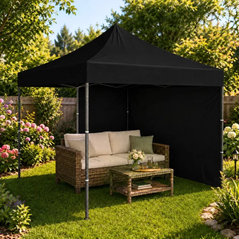 LEAN Express tuinpaviljoen horecatent zwart 3x3M
