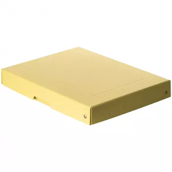 FALKEN PURE bewaarbox 500 vel pastelgeel 24,0 x 32,0 x 4,0 cm, 1 stk. (22001928000F)