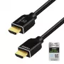 LogiLink HDMI-kabel A/M naar A/M 8K/60 Hz 48 Gbps metaal nylon gecertificeerd zwart 5 m