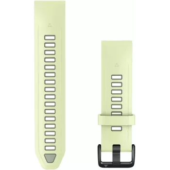 Garmin QuickFit 20 mm siliconen horlogeband, Lemon/Willow Green, 010-14506-01