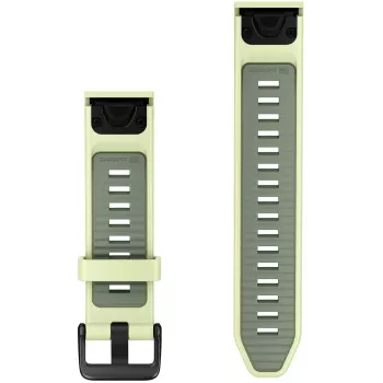 Garmin QuickFit 20 mm siliconen horlogeband, Lemon/Willow Green, 010-14506-01