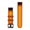 Garmin QuickFit 22 horlogeband, siliconen, Autumn Orange/Spark Orange