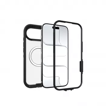 OtterBox Defender Series Pro XT achterzijde hoes voor Apple iPhone 15 Pro Max - Dark Side (transparant/zwart)