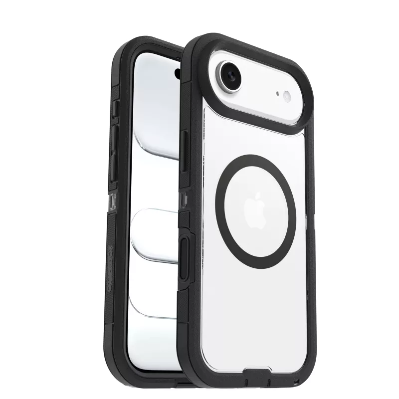 OtterBox Defender Series Pro XT achterzijde hoes voor Apple iPhone 15 Pro Max - Dark Side (transparant/zwart)
