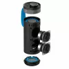 JLab Go Party draagbare Bluetooth-luidspreker met 20W uitgangsvermogen, IPX6 waterbestendigheid, 15 uur accu, ingebouwde microfoon, lichtmodi, zwart