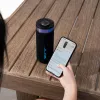 JLab Go Party draagbare Bluetooth-luidspreker met 20W uitgangsvermogen, IPX6 waterbestendigheid, 15 uur accu, ingebouwde microfoon, lichtmodi, zwart