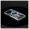 Evelatus Apple iPhone 15 Pro PC+TPU hoesje met MagSafe - individuele bloemenprint