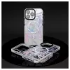 Evelatus Apple iPhone 15 Pro PC+TPU hoesje met MagSafe - individuele bloemenprint