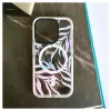 Evelatus Apple iPhone 15 Pro PC+TPU hoesje met MagSafe - individuele bloemenprint