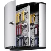 DURABLE KEY BOX 36 sleutelkast met cilinderslot, lichtgrijs staal, wandmontage, 36 haken 195223