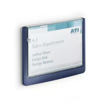 DURABLE CLICK SIGN deurplaat 149 x 105,5 mm, donkerblauw, 486107