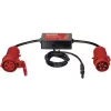 BENNING 044140 3-fase actieve meetadapter voor CEE 16A 5-polige stopcontacten, 400V